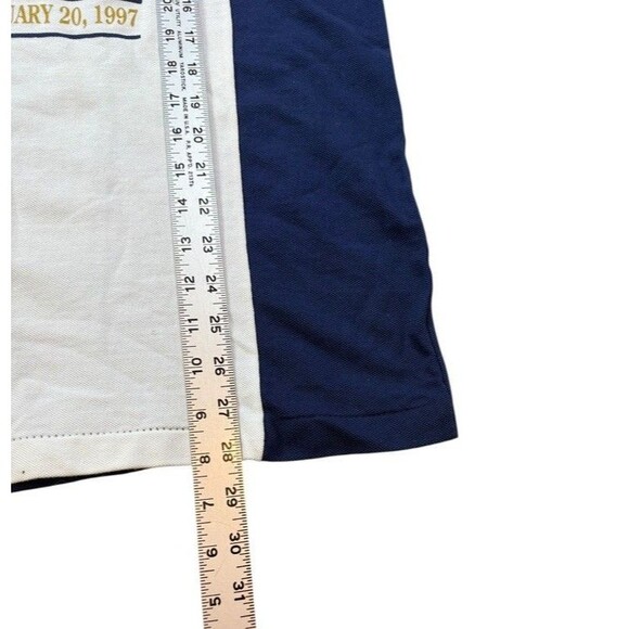 Vtg 1997 Presidential Inauguration Clinton/Gore Pique Knit T Shirt Size XL Bulti - Picture 7 of 7